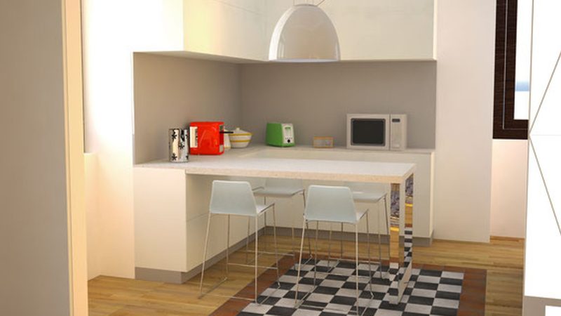 Fotorender di interno abitativo